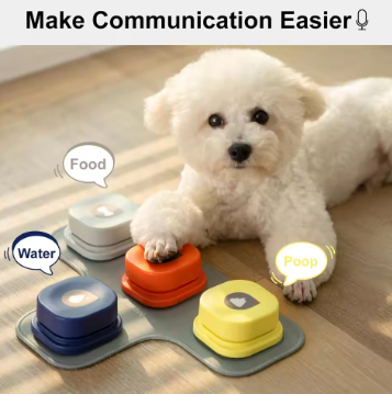 Pet Talking Buttons with Mat - Daily New Trends Megastore