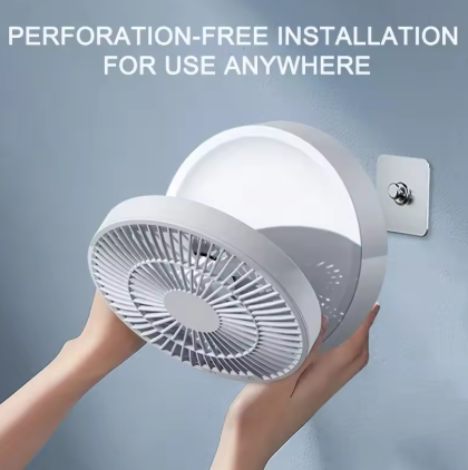 Digital Display Folding Desktop Fan With Remote Control - Daily New Trends Megastore