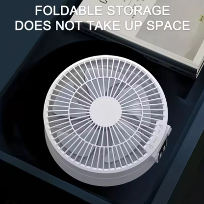 Digital Display Folding Desktop Fan With Remote Control - Daily New Trends Megastore