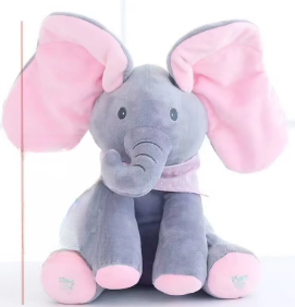 Plush Singing Elephant with Moving Ears Kids Love It ! - Daily New Trends Megastore