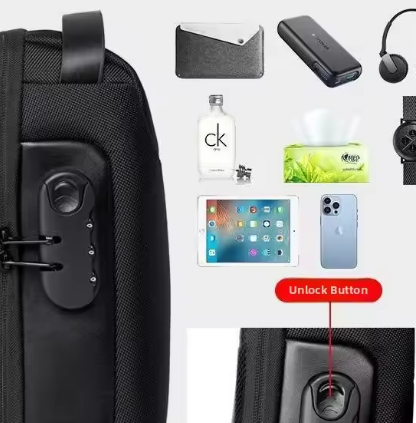 ANTI THEFT WATER RESISTANT CROSS BODY BAG - Daily New Trends Megastore