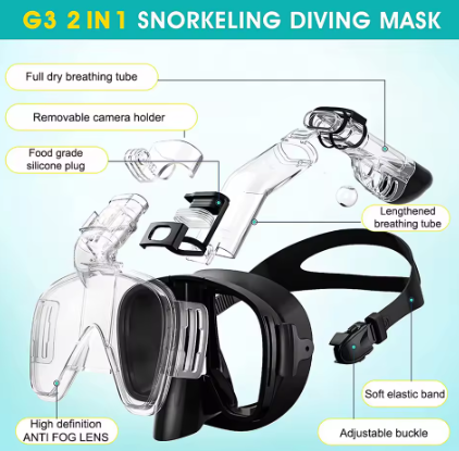 Snorkel Diving Mask Set - Daily New Trends Megastore