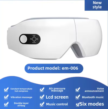 Airbag Massage Mask With Heat , Vibration , Bluetooth And 6 Modes - Daily New Trends Megastore