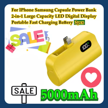 5000 mAh Pocket Fast Charging Power Bank - Daily New Trends Megastore
