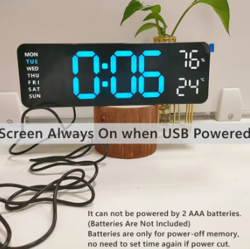LED Display Multi-Function Clock - Daily New Trends Megastore
