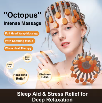 Electric 20 Claw Octopus Head Massager - Daily New Trends Megastore