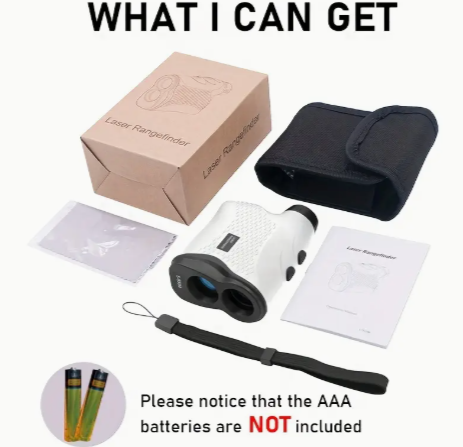 Telescopic 6X Lens Golf Laser Rangefinder 5-500M - Daily New Trends Megastore
