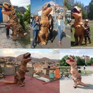 Realistic Inflatable T-Rex Costume - Daily New Trends Megastore