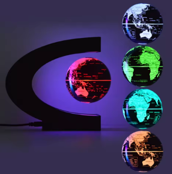 C Shape Magnetic Levitated Floating Globe - Daily New Trends Megastore