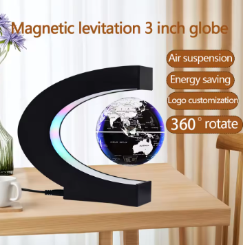 C Shape Magnetic Levitated Floating Globe - Daily New Trends Megastore