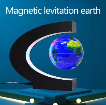C Shape Magnetic Levitated Floating Globe - Daily New Trends Megastore