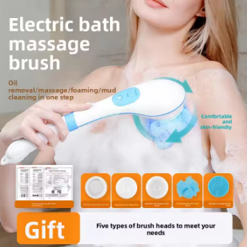 Rechargeable Electric Waterproof Body Bath And Shower Brush - Daily New Trends Megastore