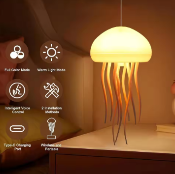 Voice Controlled Dancing Jellyfish Night Light - Daily New Trends Megastore