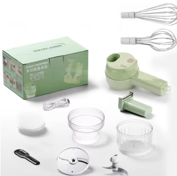 3rd Gen Quality 1200 Electric Vegetable Cutter Accessories + Double Egg Beater - Daily New Trends Megastore