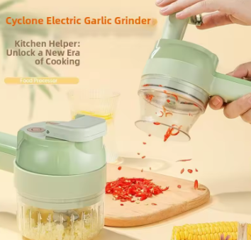 3rd Gen Quality 1200 Electric Vegetable Cutter Accessories + Double Egg Beater - Daily New Trends Megastore