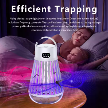 Portable Mosquito Bug Zapper With Light