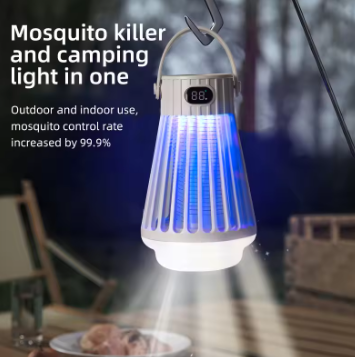 Portable Mosquito Bug Zapper With Light