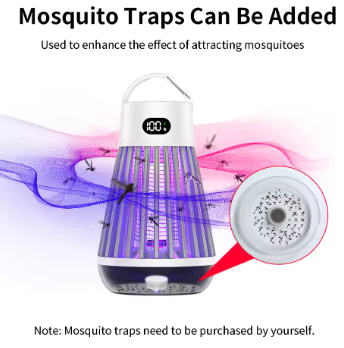 Portable Mosquito Bug Zapper With Light