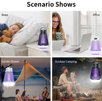 Portable Mosquito Bug Zapper With Light