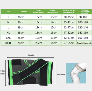 1 Piece Adjustable Sports And Mobility Knee Pad