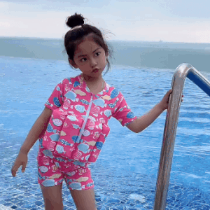 Girls And Boys Buoyancy Swimsuits , Caps And Googles - Daily New Trends Megastore