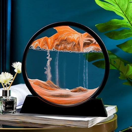 Round 3D Quick Moving Sand Hourglass - Daily New Trends Megastore