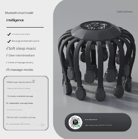 Electric 20 Claw Octopus Head Massager - Daily New Trends Megastore